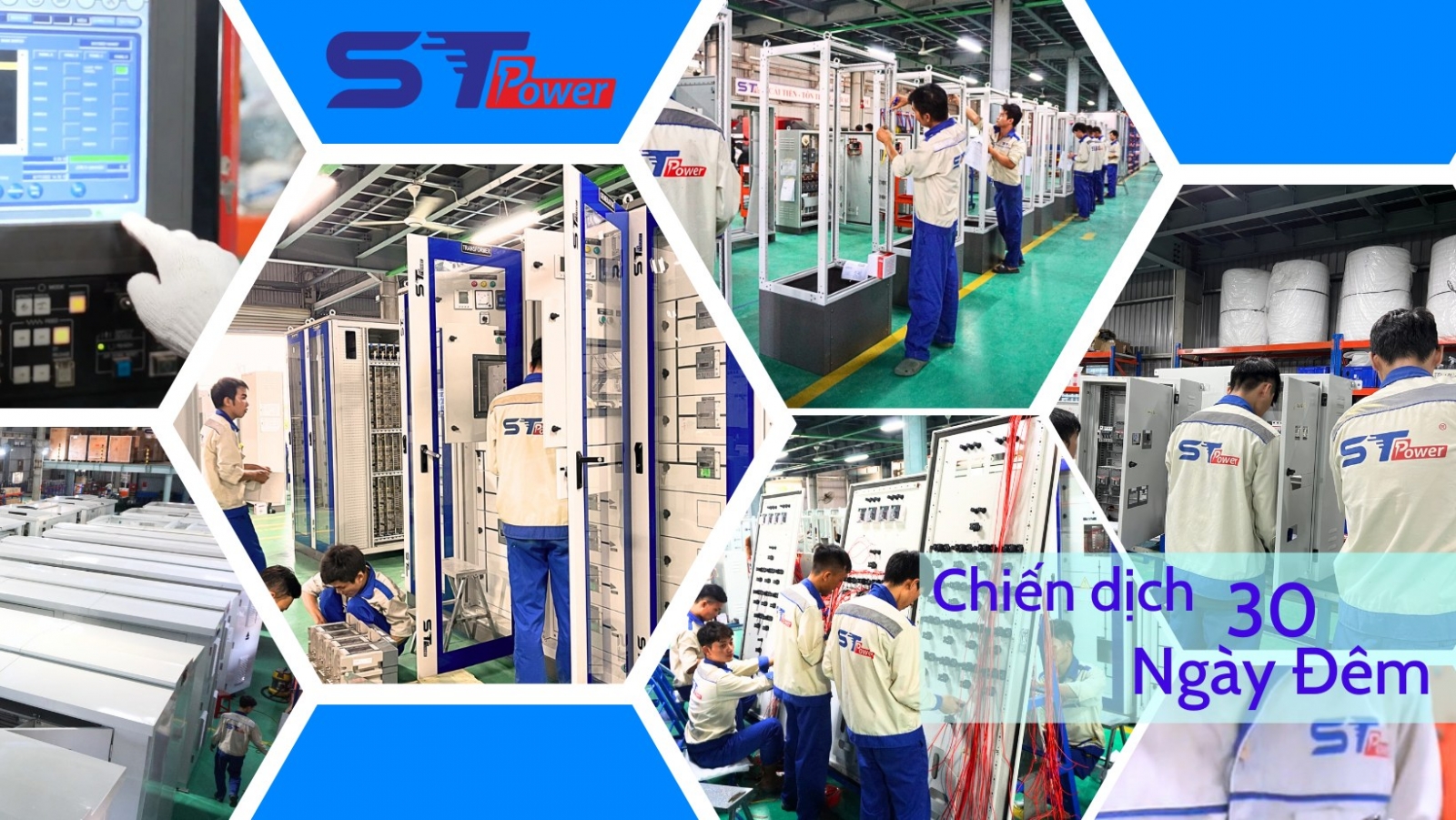 Đội ngũ nhân viên của STPower làm việc đoàn kết và đầy đam mê